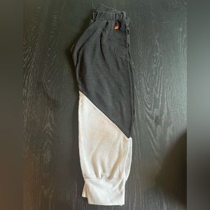 Black and white aviator nation size L sweatpants